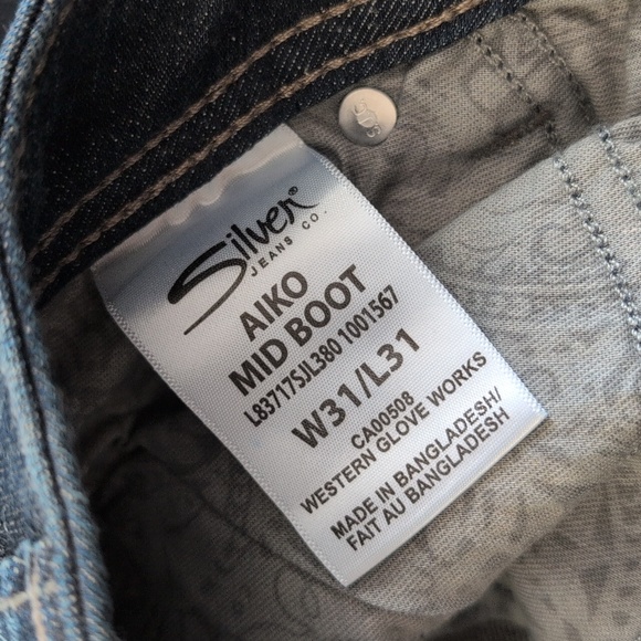 Silver jeans, Aiko, size 31x31, new - Picture 13 of 13